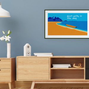 Buy Akorela Product WA28AA05 “Don't write in the sky”