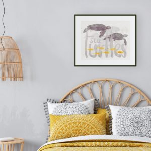 Buy Akorela Product WA37AA10 “Sea turtles with yellow fishes”