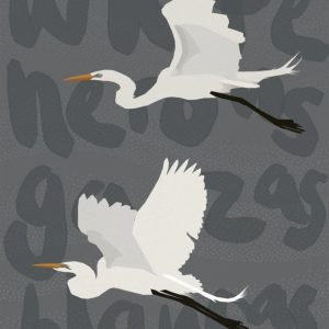 Buy Akorela Product WA06AA01 “Two white herons”