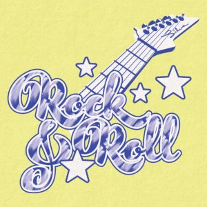 Buy Akorela Product WA35AA10 “Yellow Rock and Roll Poster”